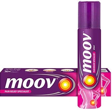 Generic Mo'-ov Fast Relief Combo –50g Cream & 80g Spray, Clear