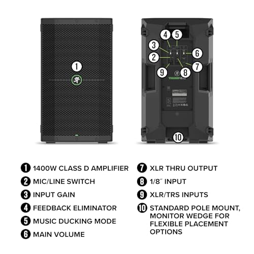 Image of Mackie Thump 210 1,400-watt 10-inch Powered Speaker (Thump210)