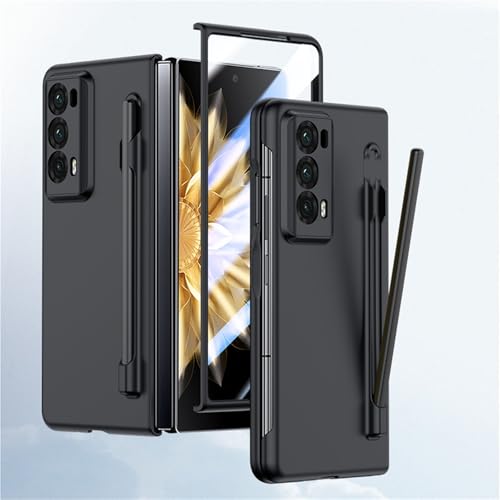 TIANYUE Hülle für Honor Magic V2 schutzhülle mit S Pen und Stiftschlitz Hülle mit integrierter Displayschutzfolie für Honor Magic V2