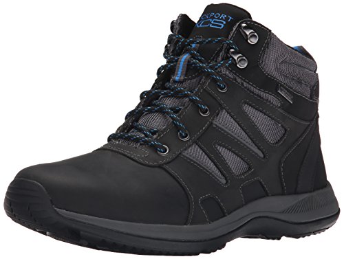 Rockport Men's XCS Urban Gear WP Plain Winter Boot- Black/Grey Mesh-10.5 M