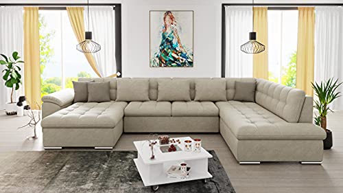 Ecksofa Mirjan24 Niko Bis mit Schlaffunktion und Bettkasten