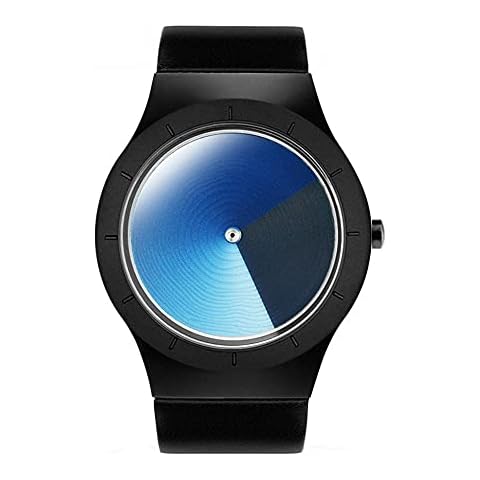 Mens Black Watches Ultra Thin Minimalist Waterproof Fashion Wrist Watch Cover