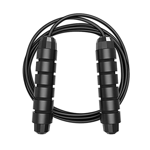 Cuerda de saltar inalámbrica Cuerda de saltar Cuerda de saltar de velocidad Entrenamiento con peso Meta de entrenamiento Alambre de acero ajustable Gimnasio en casa Equipo de fitness Boxeo(Argento)