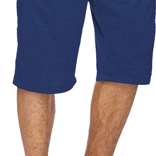 Shorts casuales deportivos para hombre 3/4 de algodón miniatura 6