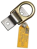 3M DBI-SALA 2101630 D-Ring (Cadmium Plated) w/Anchorage Plate (Stainless Steel), Silver/Gold