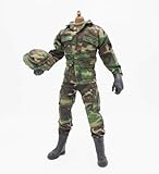 Green Soldier Uniforms Set for 12