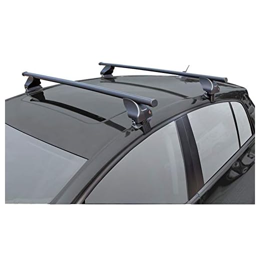 Twinny Load Juego de Barras de Techo de Acero S05 Semi Ajuste (para Coches sin Barras longitudinales)