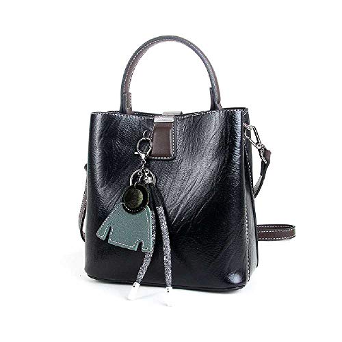 Sac de seau noir 19cm en version cent-ensemble pour femme