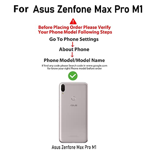 Image of Flip Cover Compatible with Asus Zenfone Max Pro M1 | Premium Leather Finish | Inbuilt Pockets & Stand | Flip Cover Back Case for Asus Zenfone Max Pro M1 (CamelBlue)