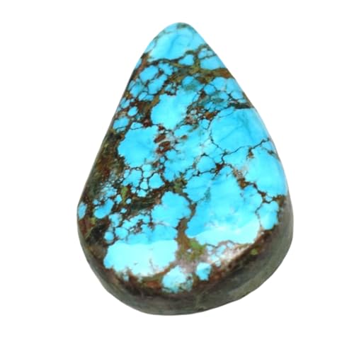 Turquoise naturelle poire cabochon vrac bricolage bague et pendentif