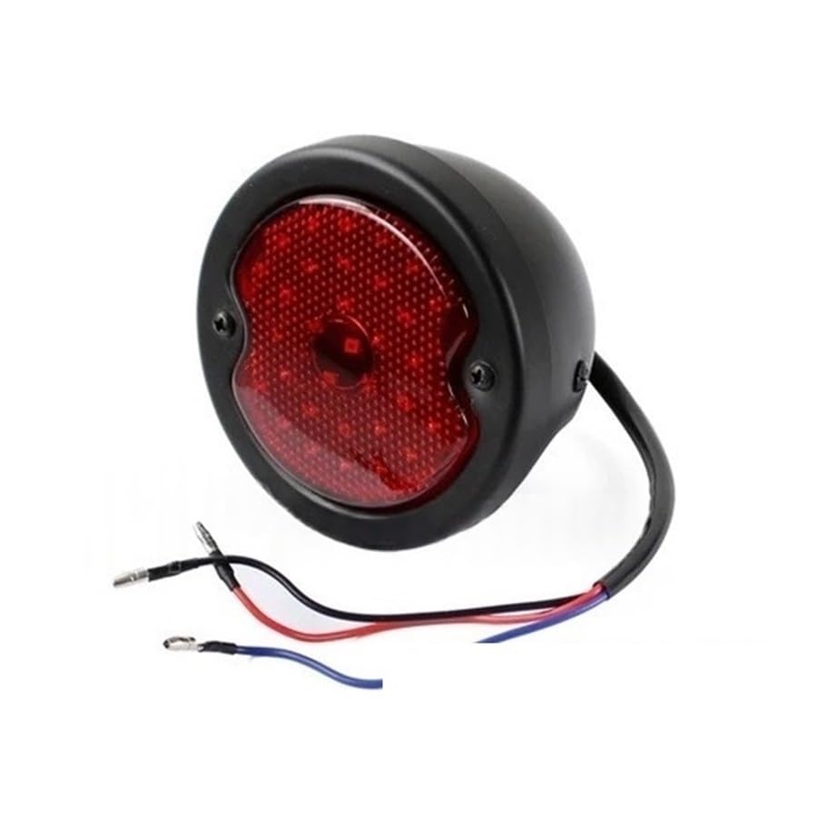 Feux arrière moto ronds pour rouler de nuit en café racer et cruiser vintage