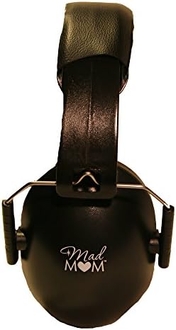 Mad Mom Safety Noise Reduction/Hearing Protection Padded Adjustable Earmuff with Carrying Case - Fits Infants, Children, Adults
