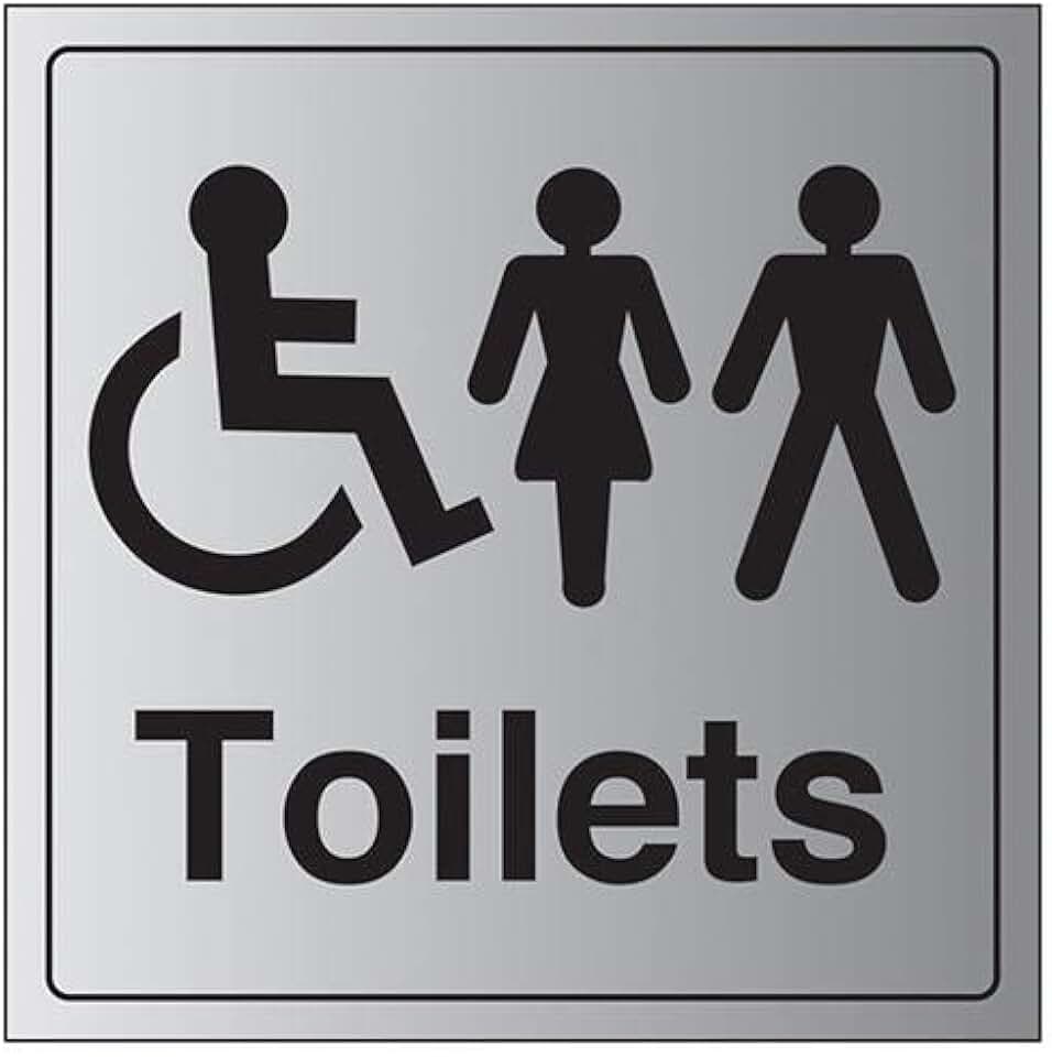 Amazon.co.uk disabled toilet sign