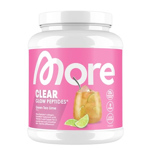 MORE Clear Glow Peptides, Green Tea Lime, 600 g – Ansicht 1