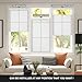 Boolegon No Drill No Tools Cellular Shades Top Down Bottom Up Honeycomb Blinds Light Filtering Cordless Window Blinds Easy to Install Shade for Windows,Light Filtering-White,Custom Size