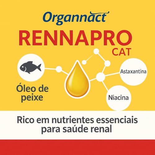 Suplemento Organnact Rennapro Cat 60G Suporte Nutricional Vitamínico