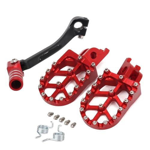 Repose-pieds CNC pour CRF250R en aluminium anodisé haute résistance