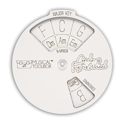 Tiardey Círculo de Quintas Acorde Rueda de Madera Herramienta Educativa Musical para Compositores, Profesores y Músicos | Ya disponible en tu tienda friki favorita! En mundofriki.es!