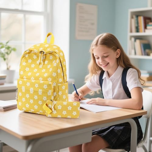 Bluboon School Backpack Teens Girls Boys Kids School Book Bags with Lunch Box Pencil Bag by Bluboon - Used condition - Image 4