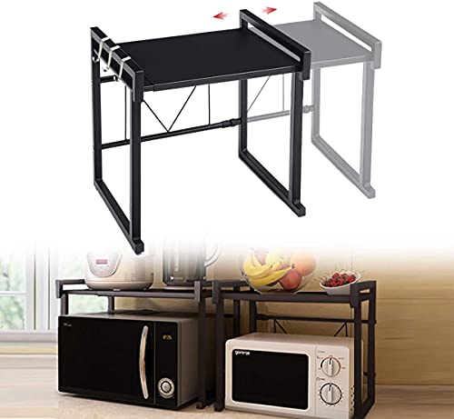 Support de rangement pour cuiseur à riz et micro-ondes en acier - 5
