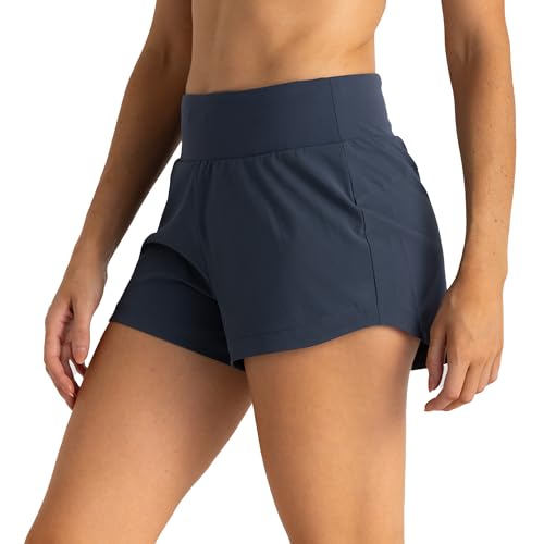 Free Fly Women's Lined Active Breeze Short - Odor Control, Sun Protection UPF 50+ Womens Exercise Shorts - 3