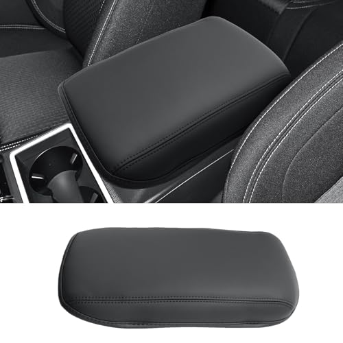 Image of CDEFG for 2025 2026 Outlander Sport Accessories Center Console Cover, for 2021-2025 2026 Outlander Sport Armrest Cover Middle Console Pad Arm Rest Cushion Leather Cover