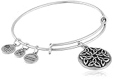 Alex and Ani Endless Knot II Expandable Rafaelian Silver Bangle Bracelet