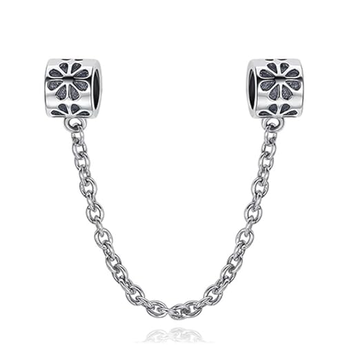 Pulseiras feminanas com Berloques Banhada a Prata 19cm Cabe em Berloques de Prata 925 Pandora Vivara