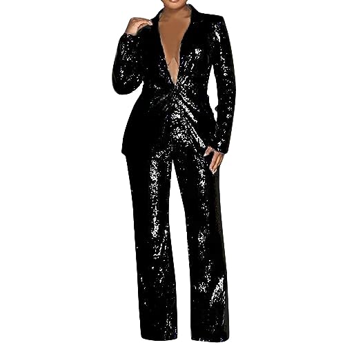 Pantalon deux pièces femme col à revers vêtement d'affaires chic pour cérémonie