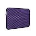 RAINYEAR 11-13 Inch Laptop Sleeve Diamond Foam Shock Resistant Padded Case Compatible with 13" Macbook Air M4 M3 M2 M1 13.3" & 14" Macbook Pro, 11" Chromebook Notebook Computer(Purple)