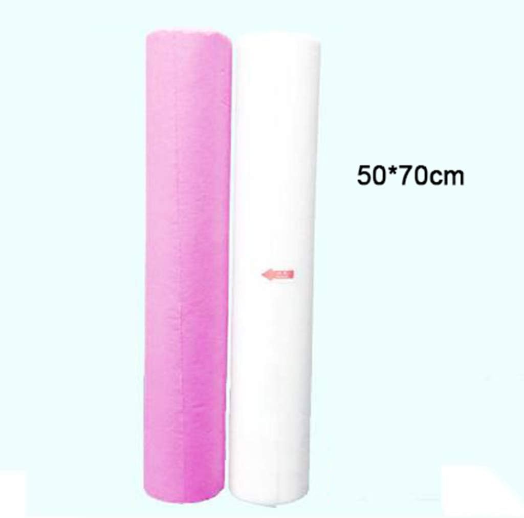 Bonarty 2 Rolls (100PCS) Massage Table Sheets Sets,Disposable Lash Bed Table Paper Cover Esthetician Bedsheet in Waterproof Fabric,50 Count (Pack of 2)