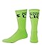 Under Armour Mens UA Speed Dont Lie Crew Socks Large HYPER GREEN