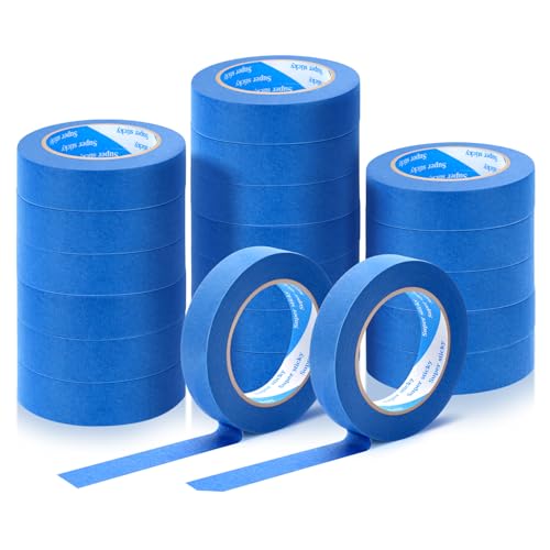 SUNSHINETOP Blue Painters Tape, 20 Rolls Paint Tape 1 Inch