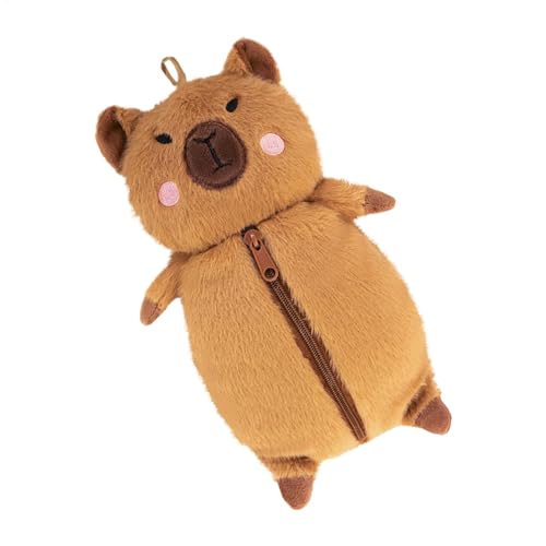 Uonguon Capybara - Estuche para lápices, bolsa de almacenamiento Capybara, bonito soporte para bolígrafos de papelería, organizador de bolsas de maquillaje de gran capacidad para la escuela, oficina