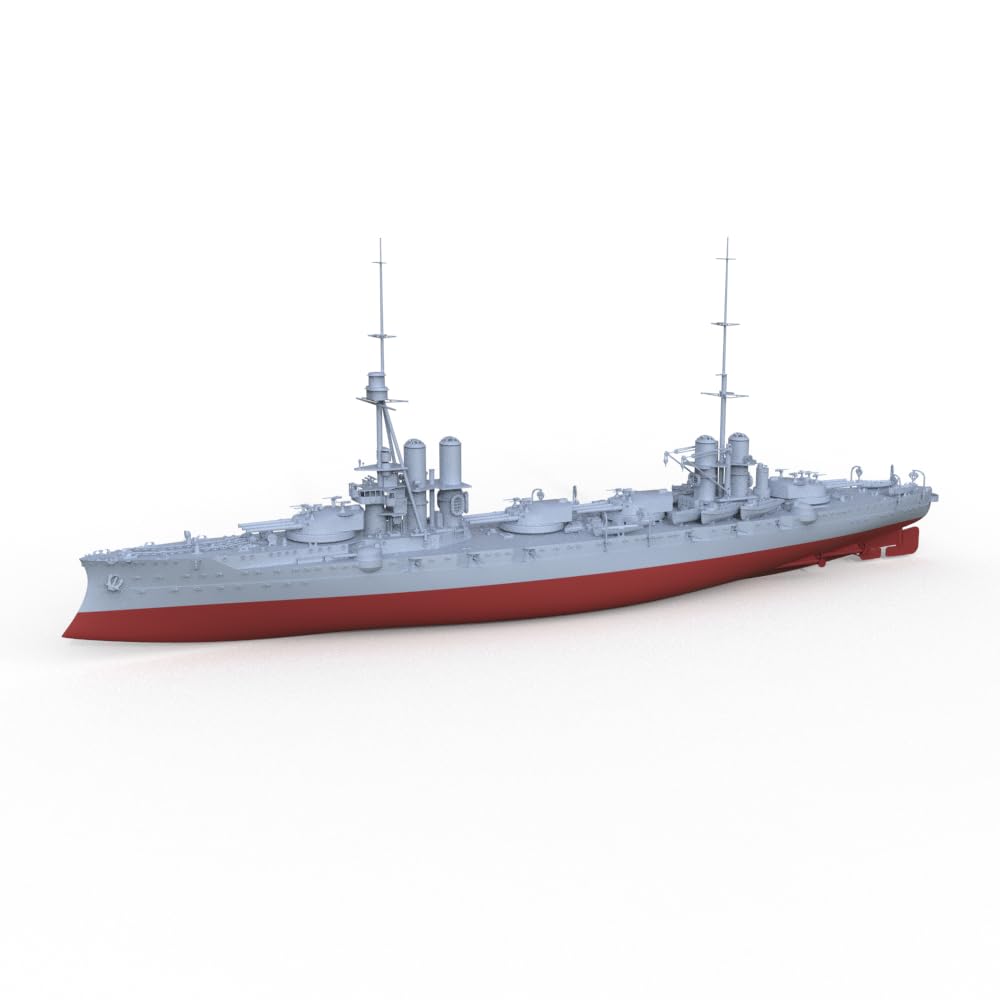 MRY-SFW SSC200502S-A 1/200 zestaw do budowy modelu wojskowego, Włochy, Dante Alighieri pancernik 1923, pełny kadłub, segmentowy kadłub