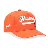 Gunnar Henderson Baseball Hat | Officially Licensed MLBPA Adjustable Snapback Cap, Embroidered Performance Curved Brim Hat for Men, Women & Kids Orange