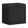 YITAHOME 35 Gallon Outdoor Deck Box, Lockable Waterproof Storage Box, Resin Storage Bin for Patio Cushions, Gardening Tools, UV Resistant, Black