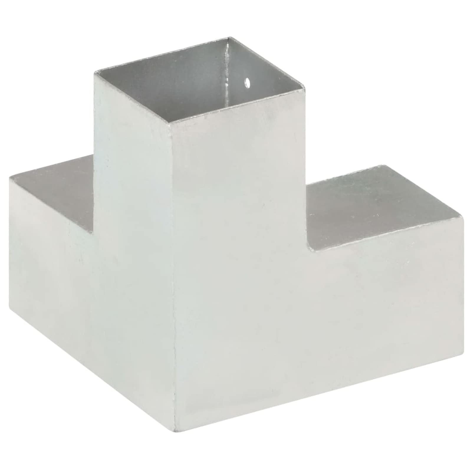 ShGaxin Conectores de Postes en Y 4 uds, Anclajes, Postes, Connex, Metal galvanizado 81x81 mm