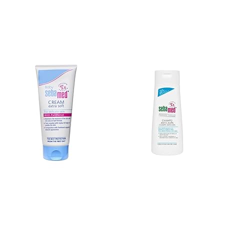 Sebamed Baby Cream, Extra Soft, 200ml & Anti Dandruff Shampoo, 200ml