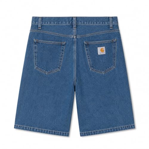 Image of CARHARTT WIP Men's Denim Landon Short Blue Heavy Stone Wash