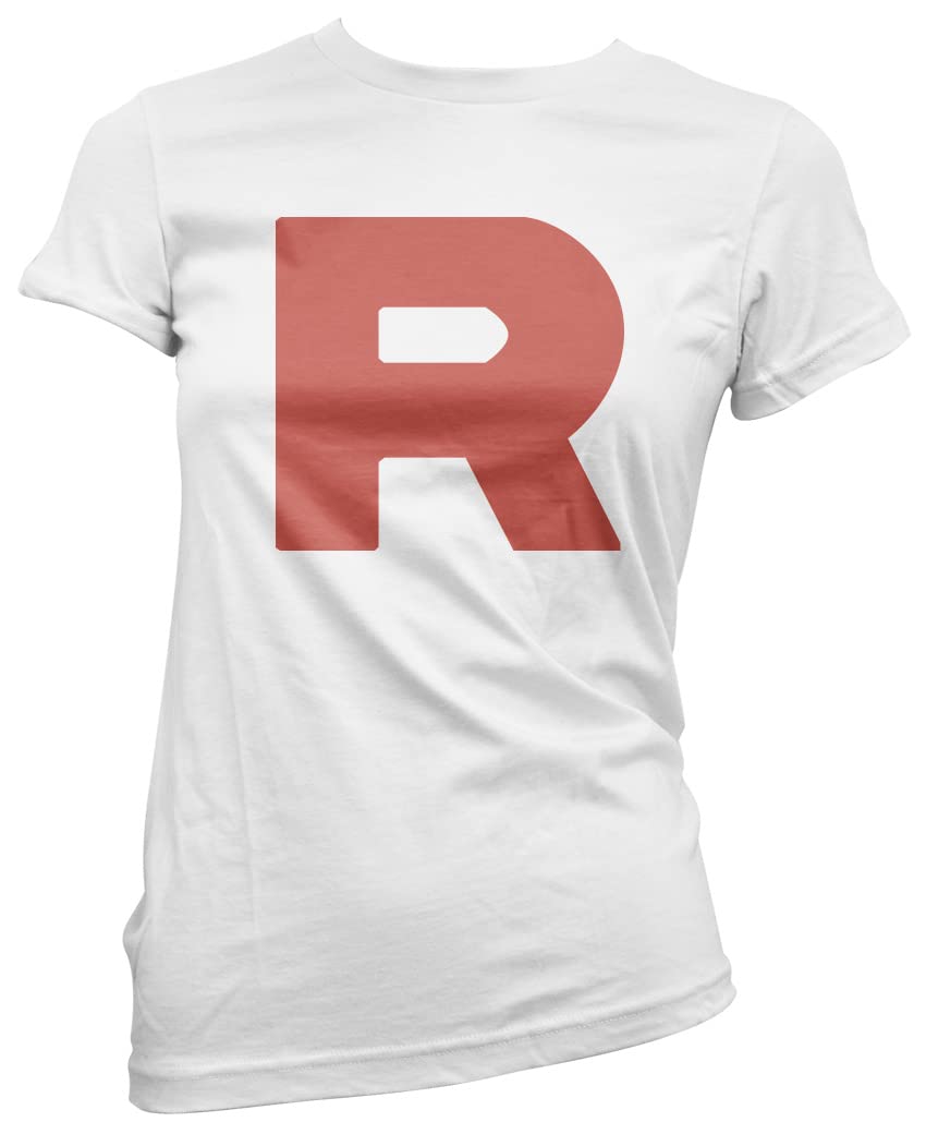 Hotscamp Women's White R Team - T-Shirt - Blast Off Game Geeky 8