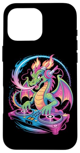 Favoloso Dj Dragone Musica Fantasy Incanto Custodia per iPhone 16 Pro Max