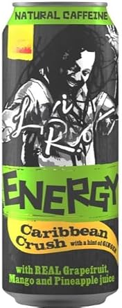 Energy Drink Caribbean Crush With Hint Of Ginger 500ml Pack of 36 "Deliciousness that brings a smile" For All Occasions