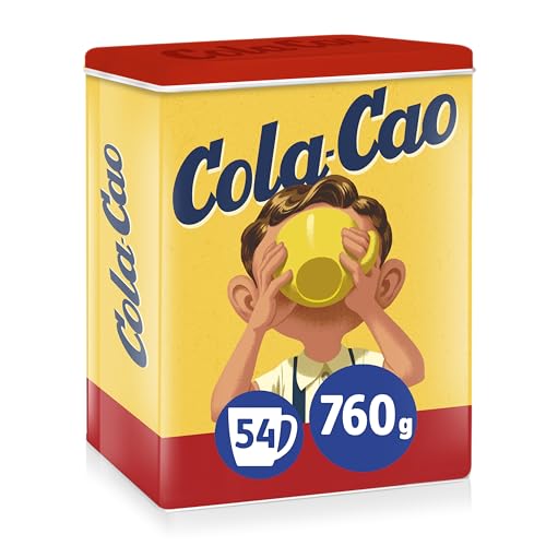ColaCao, Original, Cacao Soluble Natural sin Aditivos - Lata Edición Especial Vintage - 760g