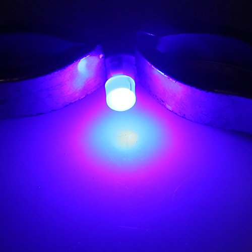 uxcell 15pcs 12V Blue T3 Luz LED para Tablero de Coche miniatura 5