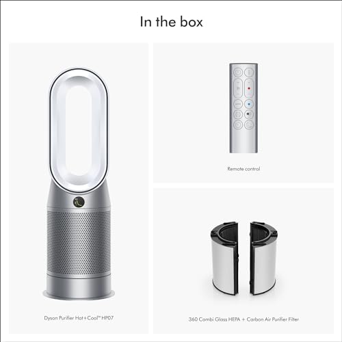 Dyson Purifier Hot+Cool HP07 Air Purifier, Heater, and Fan - White/Silver, Large by Dyson - Image 3