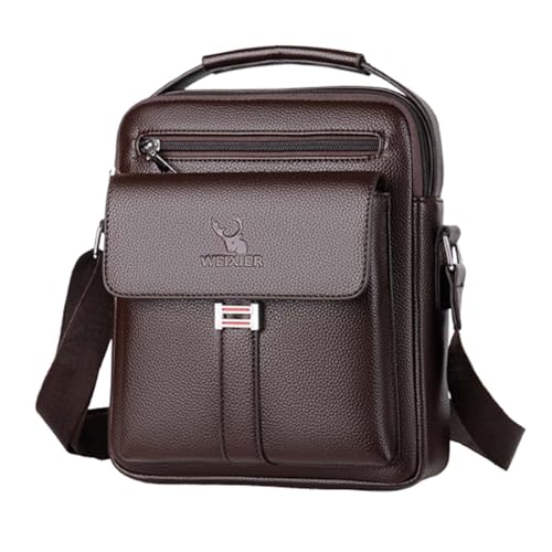 Sac à bandoulière en cuir homme chic et sacoche imperméable haute qualité