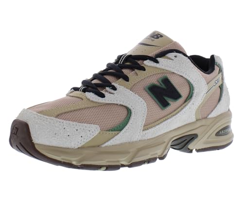 New Balance Men's 530 Sneaker, Brown/White, 9 UK