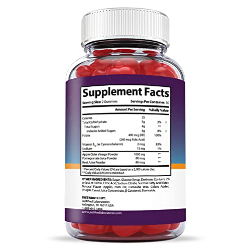 Real Vita Keto Acv Gummies 1000Mg With Pomegranate Juice Beet Root B12 60 Gummys #TOP3