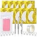 Produktbild Kissral Wimpernverlängerung Set Make-up Praxis Wimpern Graft Professionelle Make-Up Wimperntransplantation Training Tool Kit für Neue Anfänger